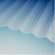 PLEXIGLAS® RESIST Wellplatten Lichtplatten 76/18 klar C ca. 3mm, Breite 1045mm