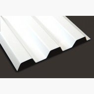 Wellplatten PVC SOLLUX Trapez 70/18 opak-weiß, Breite 1095mm