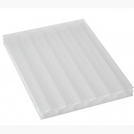 Polycarbonat Stegplatten Fachwerkplatten 16mm LC opal-weiß, Breite 980mm 4000 x 980mm