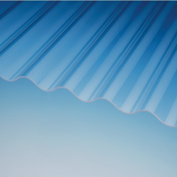 Acrylglas Wellplatten Lichtplatten Profilplatten 76/18 klar Plexiglas® 23,75€/m² 