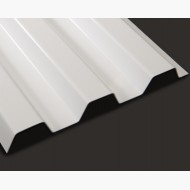 Wellplatten PVC SOLLUX Trapez 70/18 opak-grau, Breite 1095mm